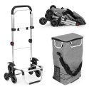 Wózek na zakupy składany torba 30 litrów potrójne koła kieszeń termiczna ModernHome