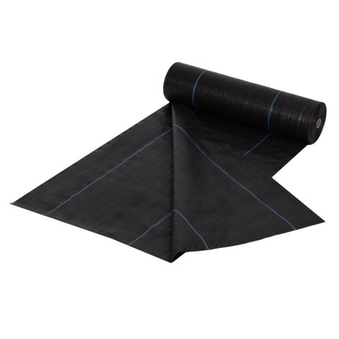 Agrowłóknina czarna agrotkanina UV 90g mata antychwastowa 1,6x50m kołki MulltiGarden