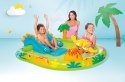 Basen dmuchany dla dzieci wodny plac zabaw z dinozaurami zjeżdżalnia fontanna INTEX 57166