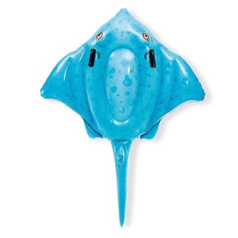 Dmuchany materac do pływania 185x145 cm z uchwytami płaszczka INTEX 57576