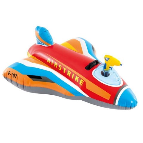 Dmuchany myśliwiec do pływania dla dzieci samolot z działkiem wodnym INTEX 57531