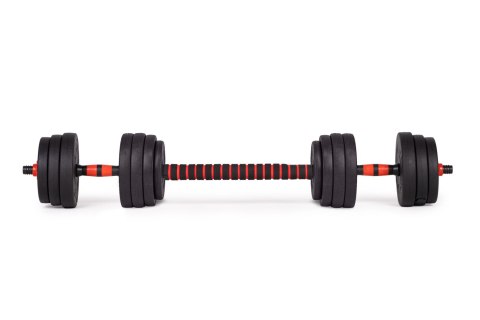 Hantle regulowane 2x15 kg sztanga zestaw 30 kg gryf MOVEPRO