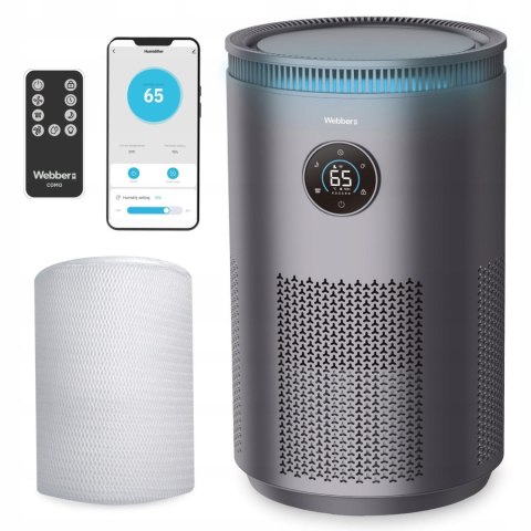 Nawilżacz ewaporacyjny z filtrem antybakteryjnym Webber COMO EH4001