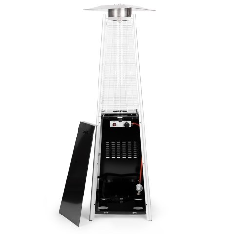 Ogrzewacz parasol gazowy 180 cm grzejnik 11.5 kW na ogród patio reduktor wąż pokrowiec MultiGarden