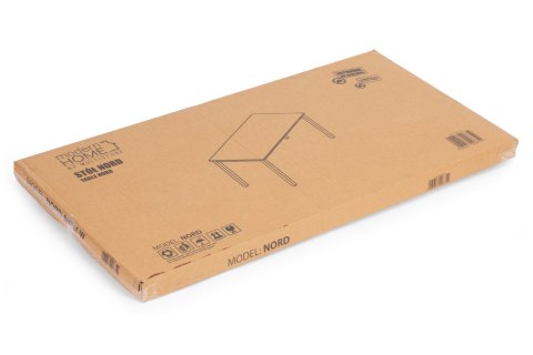 Stół do kuchni jadalni dla 4-5 osób biurko komputerowe 120x60 cm czarny ModernHome