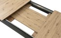 Stół rozkładany prostokątny 120-160x80 cm do kuchni jadalni dla 4-6 osób dąb artisan
