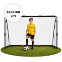 Bramka piłkarska z siatką do piłki nożnej 240x160x80 cm MOVEPRO