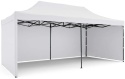 PAWILON HANDLOWY Ogrodowy 3x6m Automatyczny MOCNY - BIAŁY