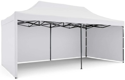 PAWILON HANDLOWY Ogrodowy 3x6m Automatyczny MOCNY - BIAŁY