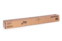 Prostokątny duży parasol ogrodowy skośny łamany z korbą szary 200x130 cm MultiGarden