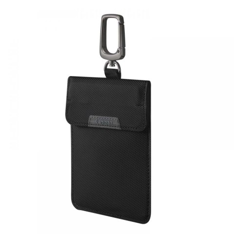 Antykradzieżowe etui na kluczyki blokujące sygnał Keyless RFID - czarne