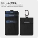 Antykradzieżowe etui na kluczyki blokujące sygnał Keyless RFID - czarne