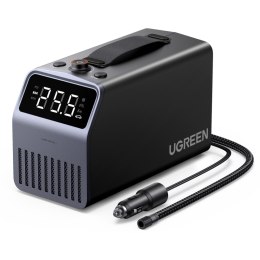 Pompka elektryczna do opon samochodowych z wyświetlaczem 150 PSI 3x4500mAh 12V - szara
