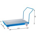 Wanna ociekowa wychwytowa pod 2 beczki 200l PRO-LINE 1210x810x981mm mobilna