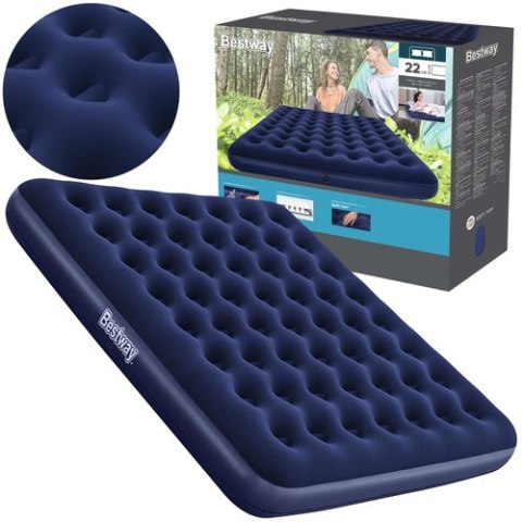 Materac dwuosobowy 203x183x22cm - BESTWAY 67004