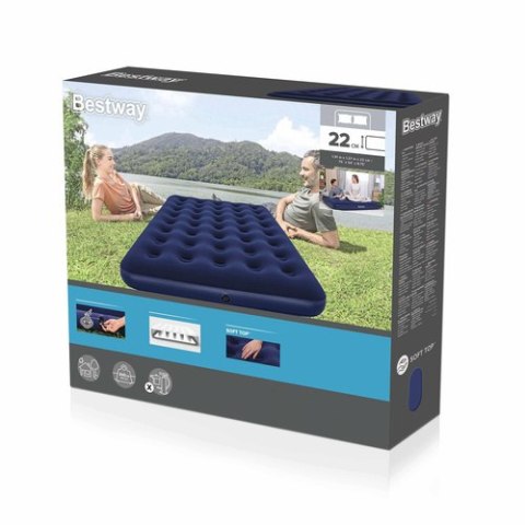Materac dwuosobowy 191 x 137 x 22 cm BESTWAY 67002