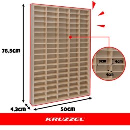 Półka drewniana na auta/resoraki KRUZZEL 21997