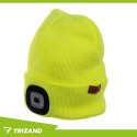 Czapka zimowa z latarką- żółta Trizand 22664