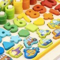 Układanka drewniana- sorter 6w1 Kruzzel 22636