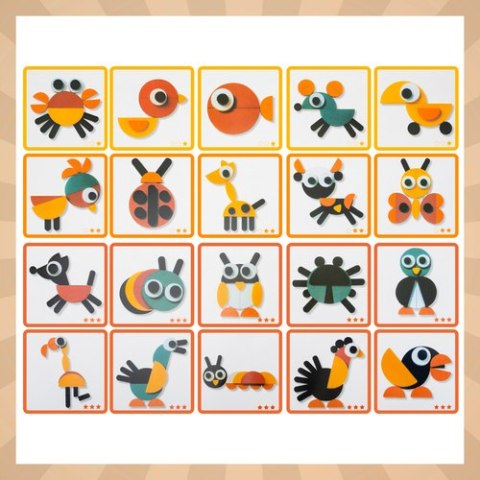 Układanka drewniana- puzzle Kruzzel 22426