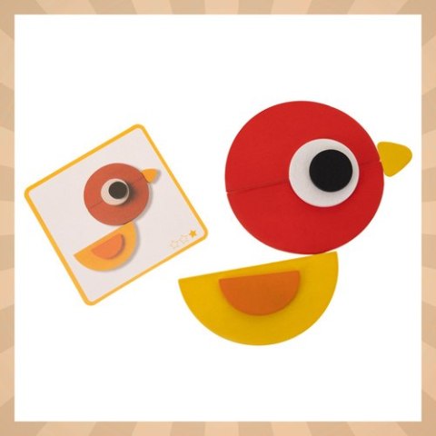 Układanka drewniana- puzzle Kruzzel 22426