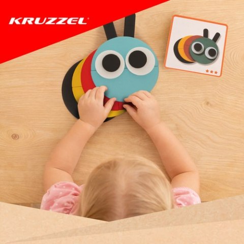 Układanka drewniana- puzzle Kruzzel 22426