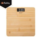 Waga łazienkowa LCD- drewniana Ruhhy 22522