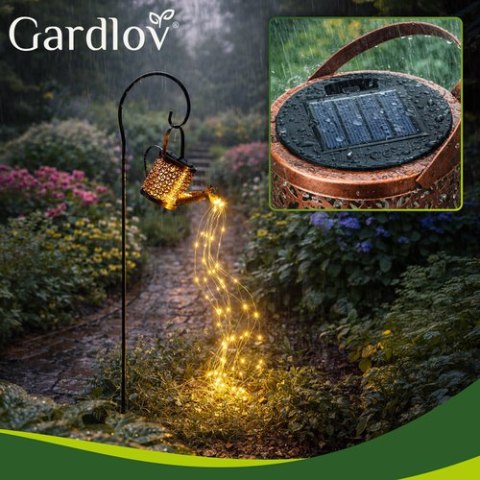 Lampa ogrodowa solarna - konewka Gardlov 23846