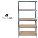 Regał Magazynowy Metalowy 180x90x40 875 kg 5 Półek MALATEC