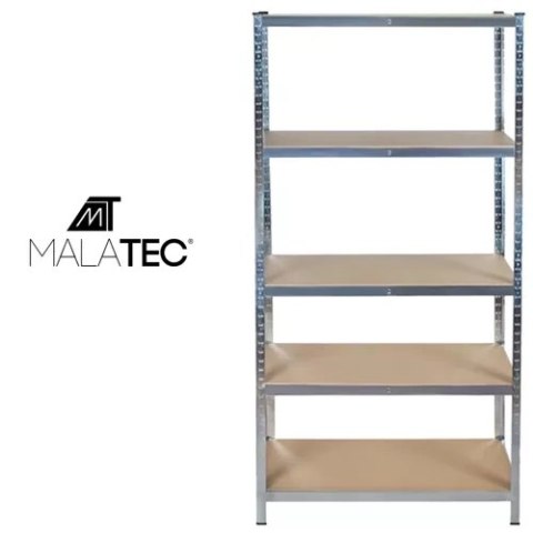 Regał Magazynowy Metalowy 180x90x40 875 kg 5 Półek MALATEC