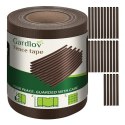 Taśma ogrodzeniowa 19cmx35m 450g/m2 brązowa 23702
