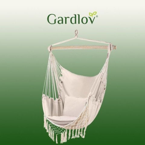 Hamak - krzesło brazylijskie beżowe Gardlov 23670