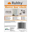 Kółka do kabiny prysznicowej Ruhhy 25513
