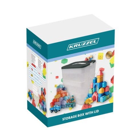 Pudełko na klocki- 3 poziomy Kruzzel 25757