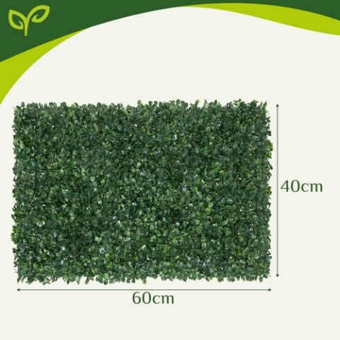 Żywopłot sztuczny na balkon 0,4x0,6cm Gardlov25390