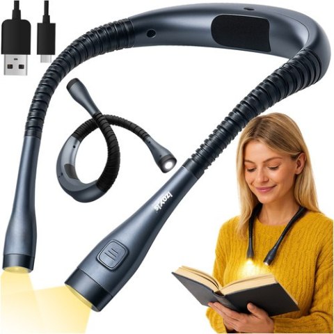 Lampka LED do czytania na szyję Izoxis 25675