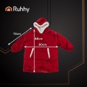 Bluza XXL - koc czerwony Ruhhy 26145