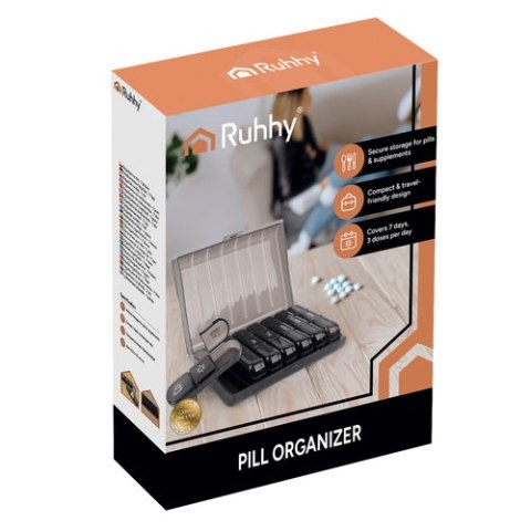 Organizer na leki - 7 dniowy Ruhhy 26346