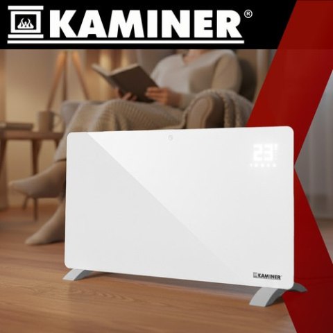 Grzejnik elektryczny szklany Zelva Kaminer 26573
