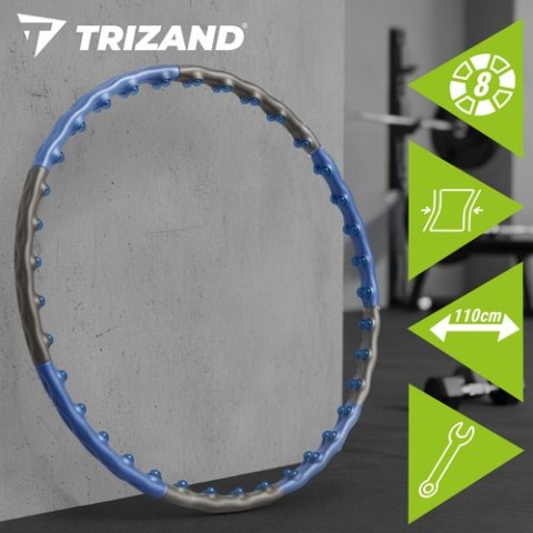 Hula hop z wypustkami Trizand 26347