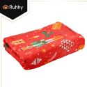 Koc świąteczny flanelowy 1,5x2m Ruhhy 26607