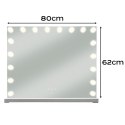 Lusterko kosmetyczne 80x62cm LED Soulima 25808