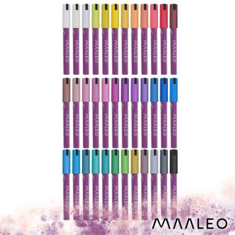 Markery akrylowe- zestaw 36szt. Maaleo 25813