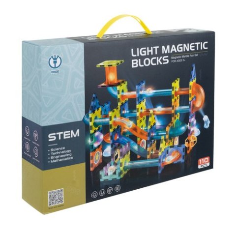 Klocki magnetyczne - tor kulkowy 110el. 25766