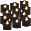 Świece LED 12 sztuk 3,6cm Ruhhy 26128
