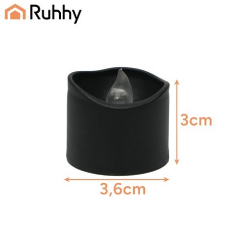 Świece LED 12 sztuk 3,6cm Ruhhy 26128