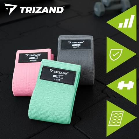 Zestaw gum do ćwiczeń - 3szt. Trizand 25876