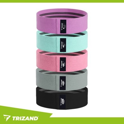 Zestaw gum do ćwiczeń - 5szt. Trizand 25877