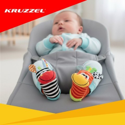 Grzechotki dla dzieci - zestaw 4szt. Kruzzel 25068