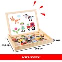 Tablica edukacyjna dwustronna Kruzzel 25637